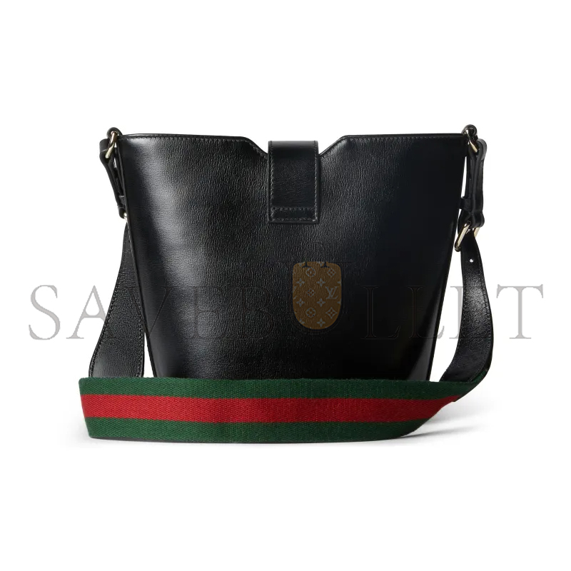 GUCCI LEATHER MINI BUCKET 782908 (20.5*18.5*12.5cm)